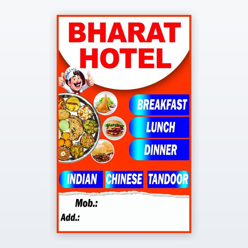 Hotel Promo Standee — Offer Board