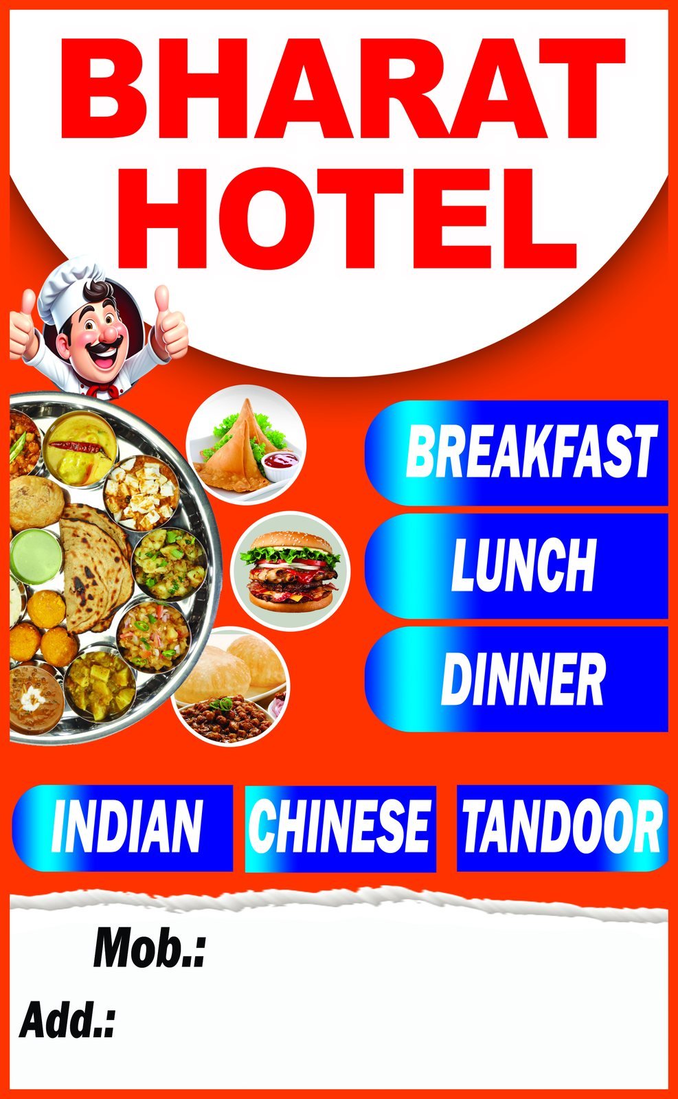 Hotel Promo Standee — Offer Board