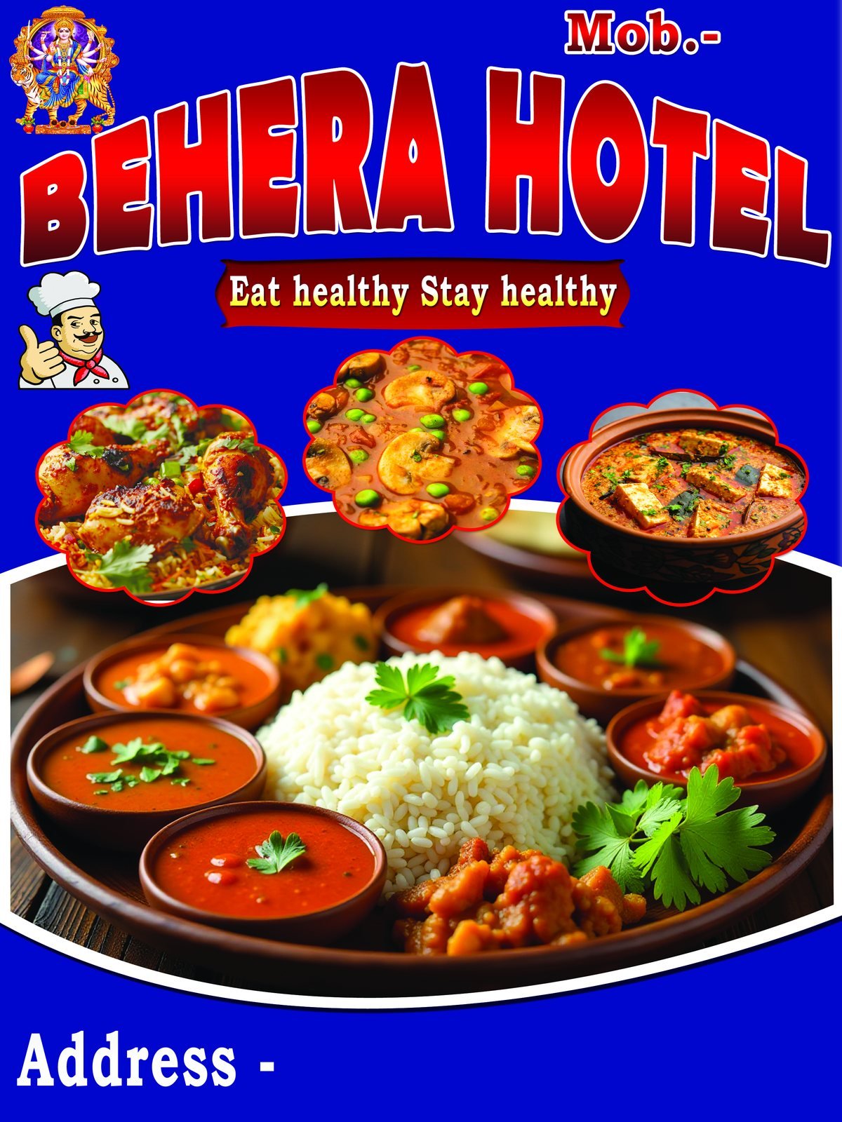 Hotel Welcome Standee — Premium Dark